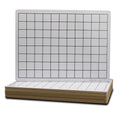 9 x 12 Two Sided 1" Squares Grid Board 12 Pack