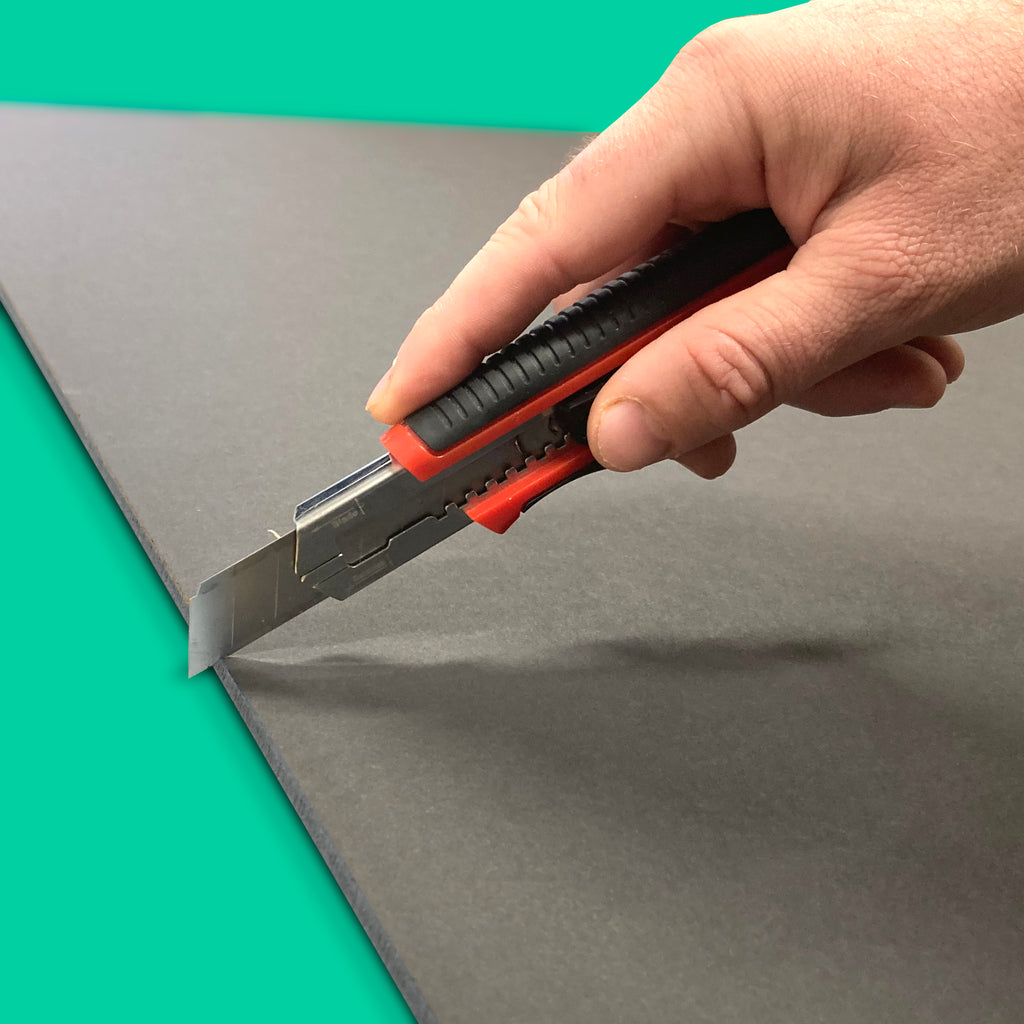 8" x 10" Double-Sided Total Black Foam Board, 3/16" Thick – Pack of 10