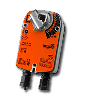 Belimo Damper Actuator, 35 in-lb [4 Nm], Spring return, AC 120 V, On/Off, 1 x SPDT LF120-SUS