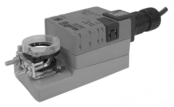 Belimo Damper Actuator, 45 in-lb [5 Nm], Non fail-safe, AC/DC 24 V, 2...10 V, terminals Multipack 36 pcs. LMB24-SR-T.1