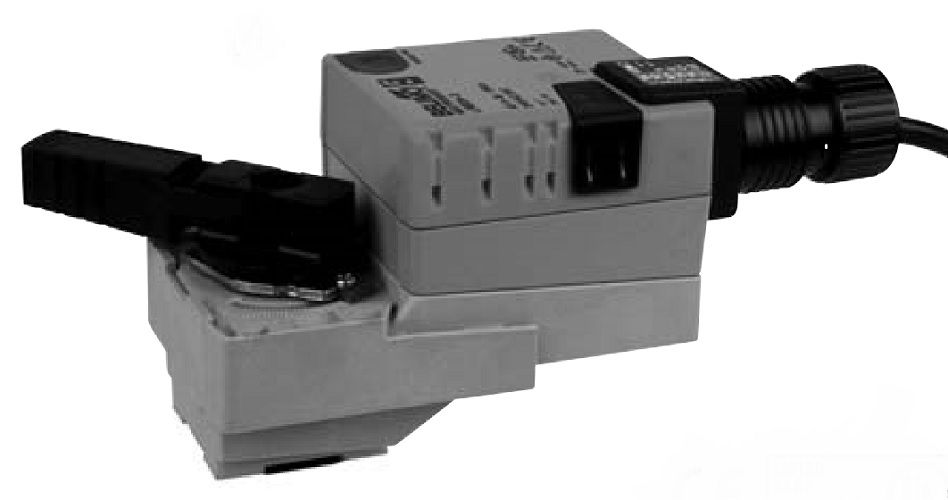 Belimo Valve Actuator, Non fail-safe, AC/DC 24 V, 2...10 V, modulating LRB24-SR