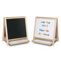 Magnetic Table Top Easel - Black Chalk/White Markerboard