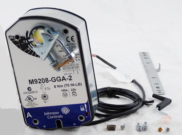 Johnson Controls Act Rotary Proportional; 70Lb-In (8Nm) Spring Return Act Prop Ac/Dc 24V Plenum Use M9208-GGA-2