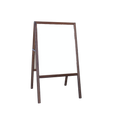 Marquee Easel (Stained hardwood) White Dry Erase/Black Dry Erase