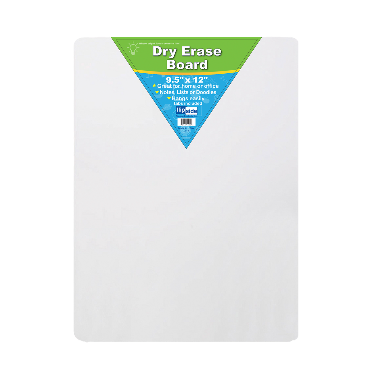9.5 x 12 Single-Sided Dry Erase Board - Carton of 24 supplier units - SKU 10065