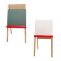 Adjustable Double Easel - Green Chalk/White Markerboard