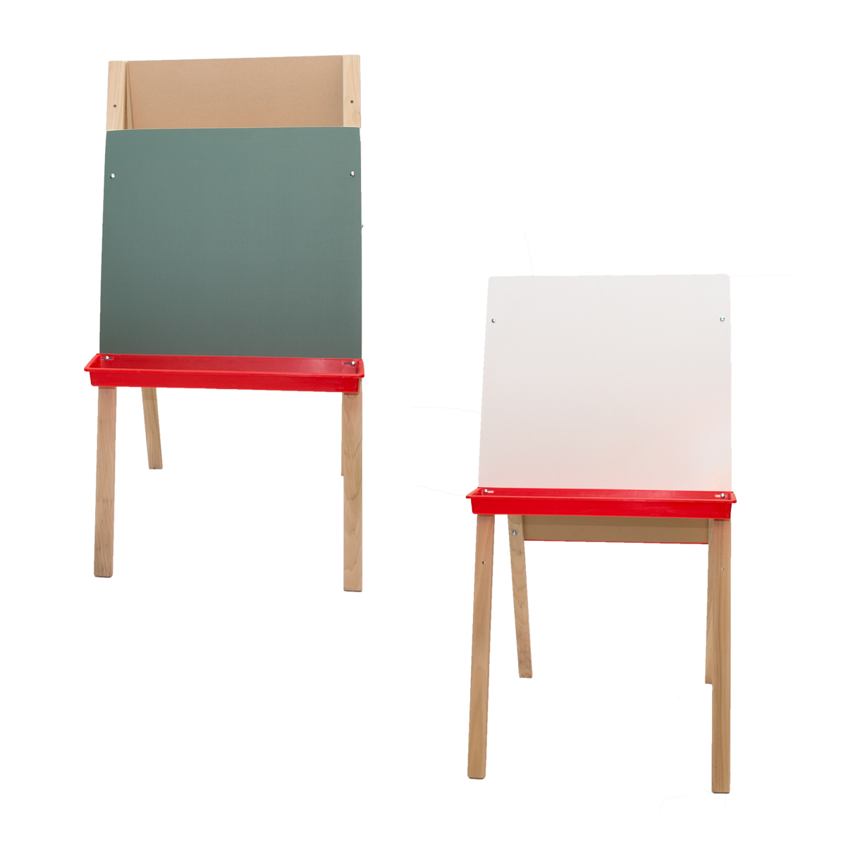 Adjustable Double Easel - Green Chalk/White Markerboard