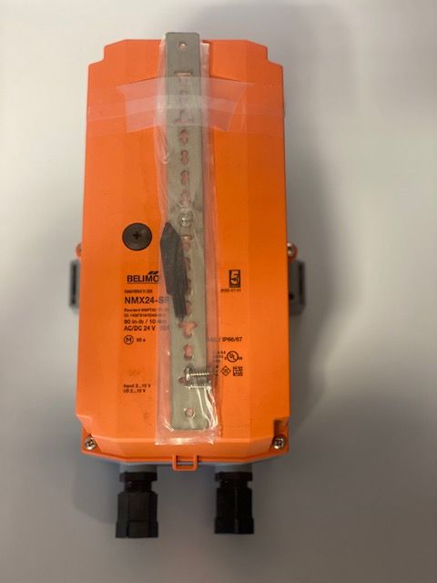 Belimo Configurable Damper Actuator, 90 in-lb [10 Nm], Non fail-safe, AC/DC 24 V, 2...10 V, NEMA 4X, terminals, modulating NMX24-SR-TN4