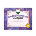 Reading Achievement Certificate - Carton of 50 supplier units - SKU VA677