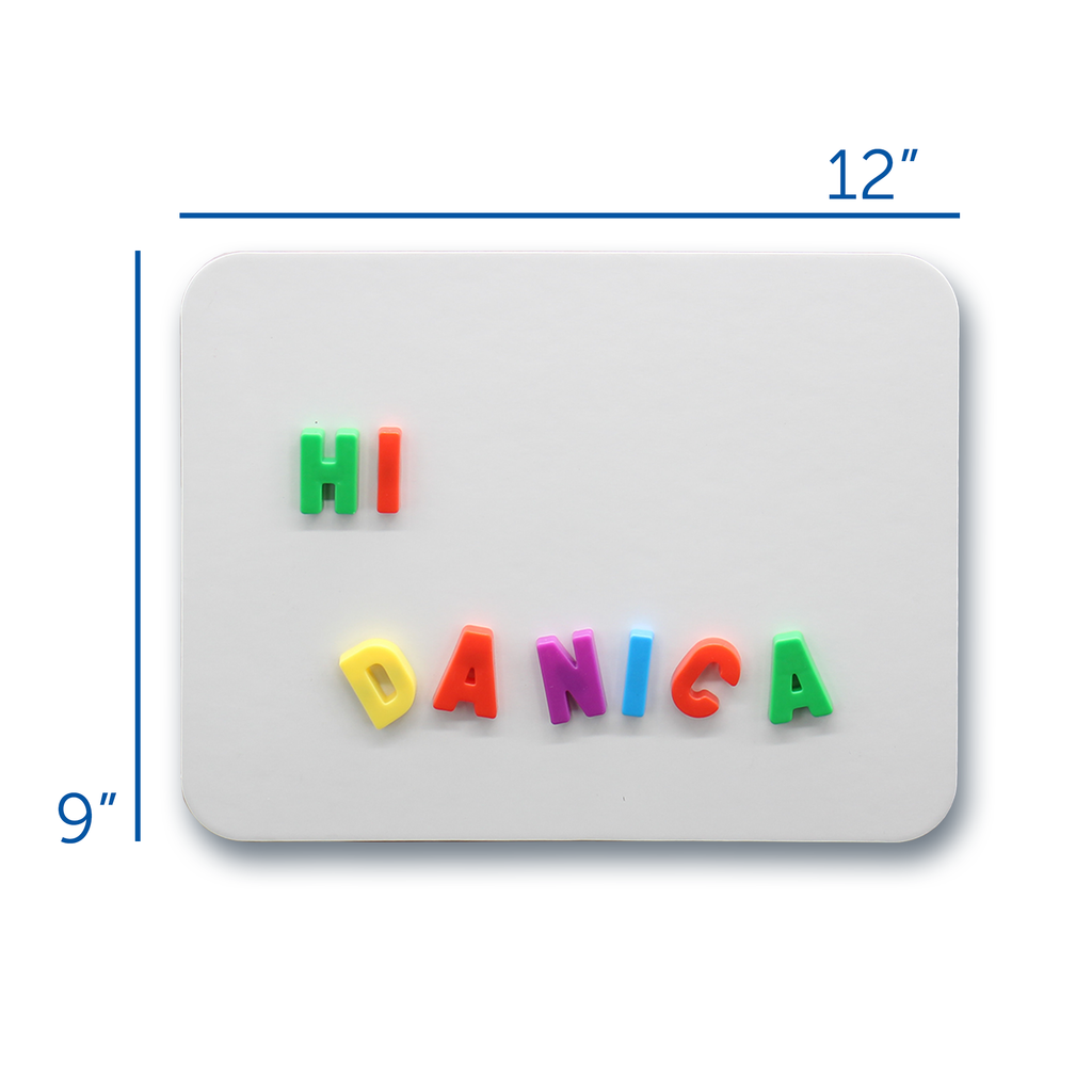 9 x 12 Magnetic Dry Erase Board Class Pack 12