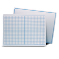 9" x 12" Magnetic, XY Axis, Two-Sided, Dry Erase Learning Mat - 12 Pack