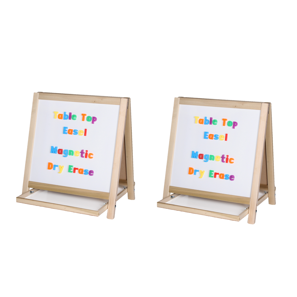 Double Sided Magnetic Table Top Easel