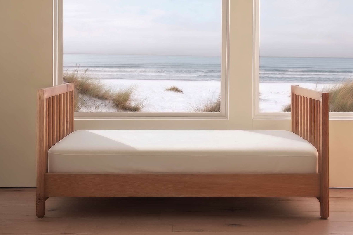 Sleep & Beyond Organic Cotton Waterproof Mattress Protector. Supplier product photograph; only listed SKU contents included.