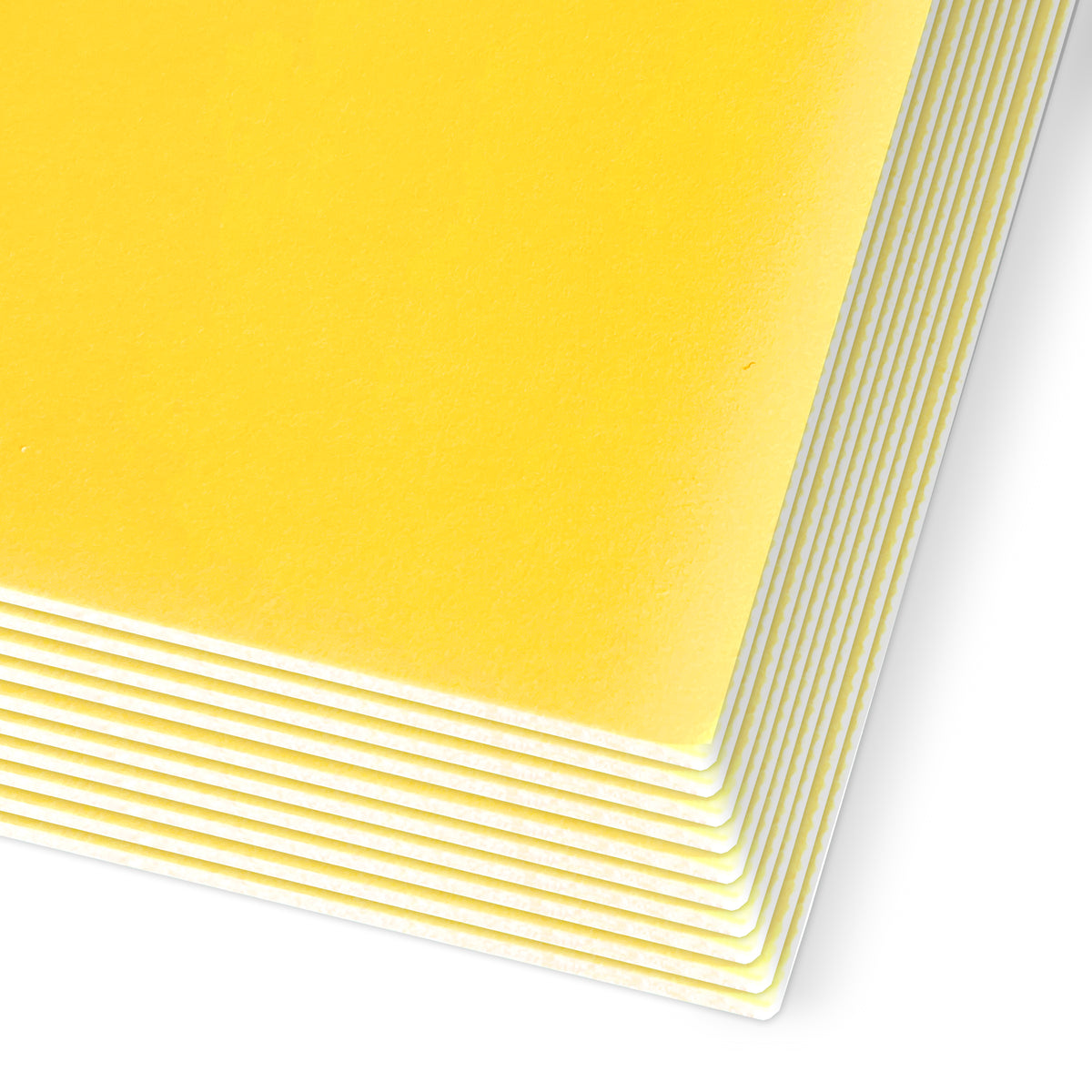 20 x 30 3/16 Yellow Foam Board Pack of 10
