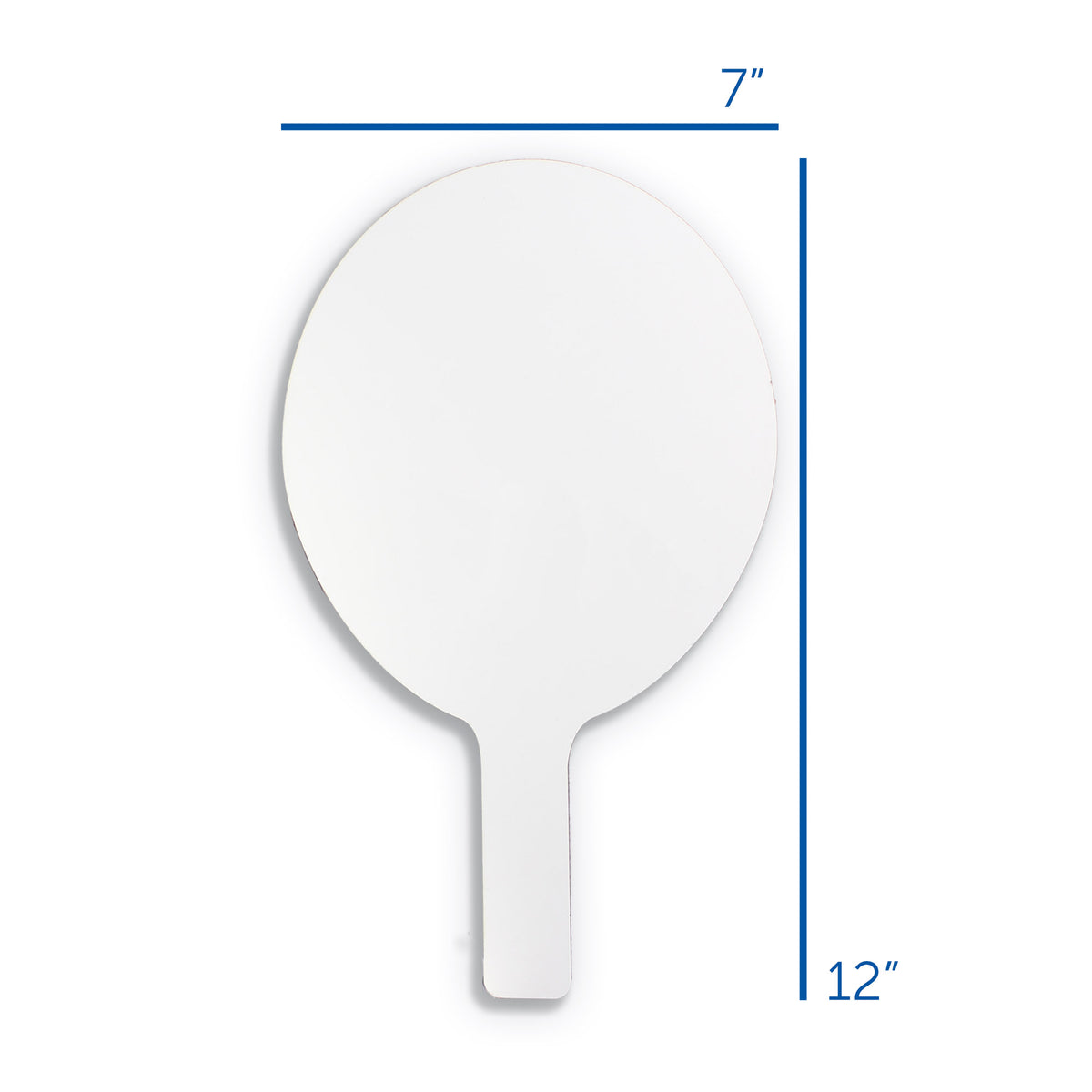 Oval Dry Erase Answer Paddle + Marker + Student Eraser - Class Pack of 12 Sets