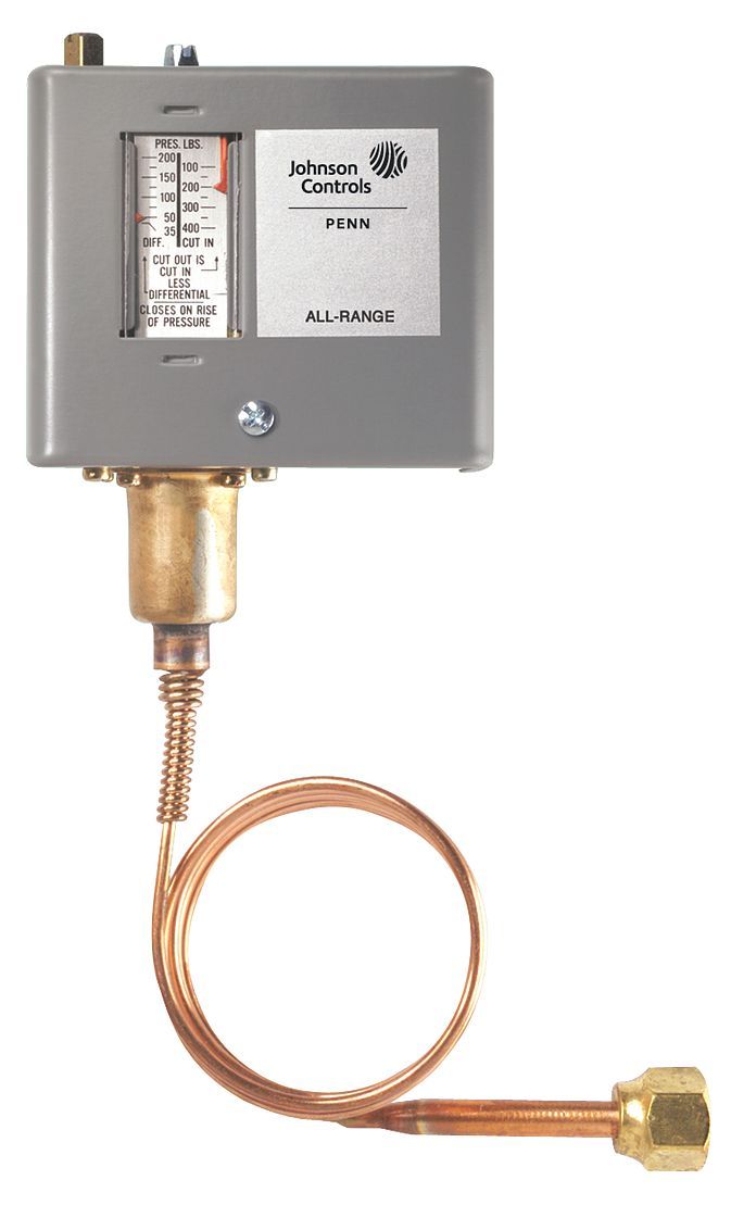 Johnson Controls Pressure Control; 12"/80 Psig: 5 Bul3013: Diff Adj 5/35 Psi P170EA-14C
