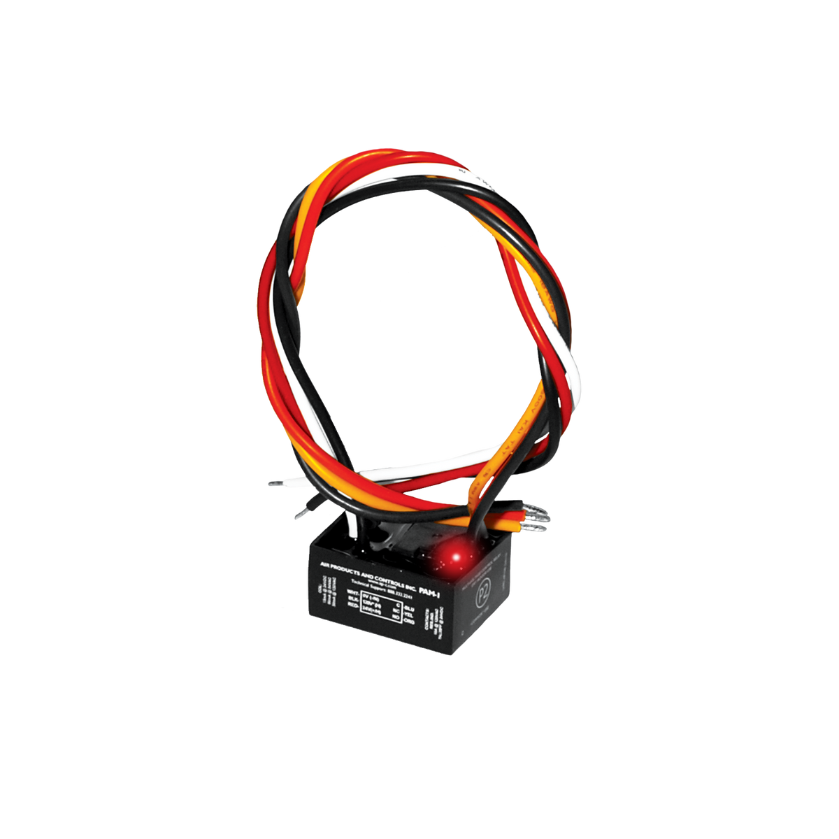 ACI (Automation Components Inc) Pam-1 Multi-Voltage Control Relay, 24 Vdc, 24 Vac, & 120 Vac, Form 1C (Spdt), Led 106640