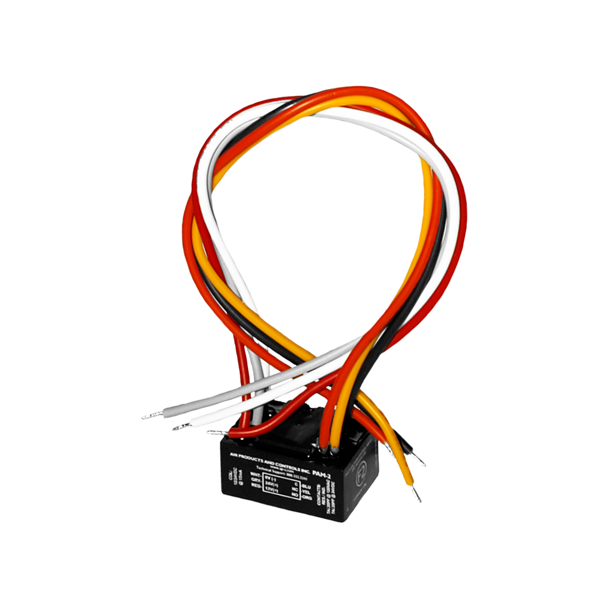 ACI (Automation Components Inc) Pam-2 Multi-Voltage Control Relay, 12 Vdc, 24 Vdc, Form 1C (Spdt), Led 106642