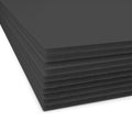 11" x 14" Double-Sided Total Black Foam Board, 3/16" Thick - Pack of 10