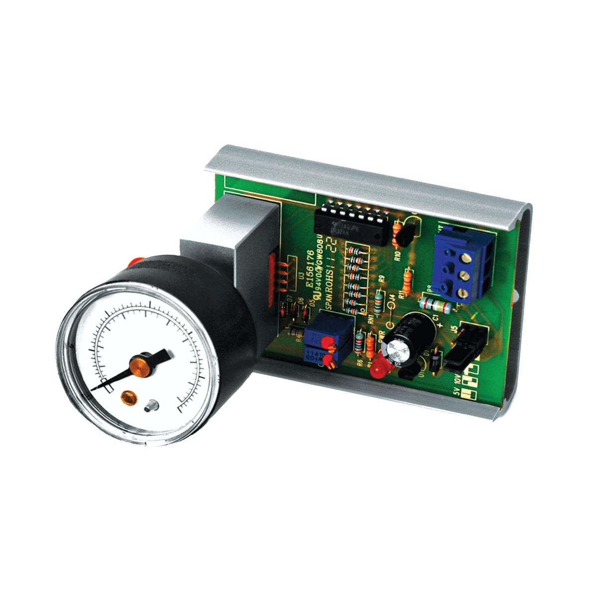ACI (Automation Components Inc) Ptp3-15 Pressure Input To Analog Output, 4-20Ma Default (1-5V, 2-10V, 3-15V Selectable), 3 To 15 Psi 127201