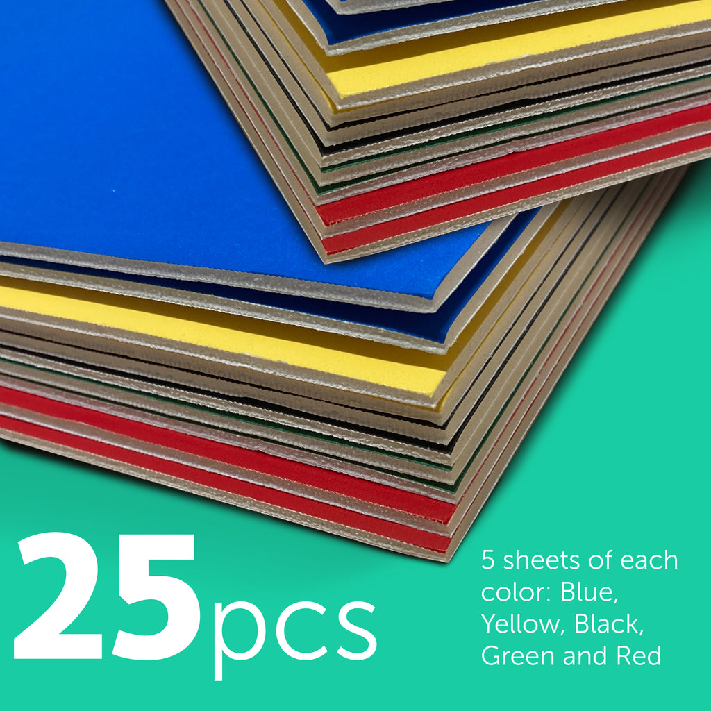 20 x 30 3/16 Foam Color Assortment Pack of 25