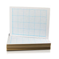 12 x 18 Two-Sided Quadrant Grid Dry Erase Board - 1/2" Square - Class Pack 24