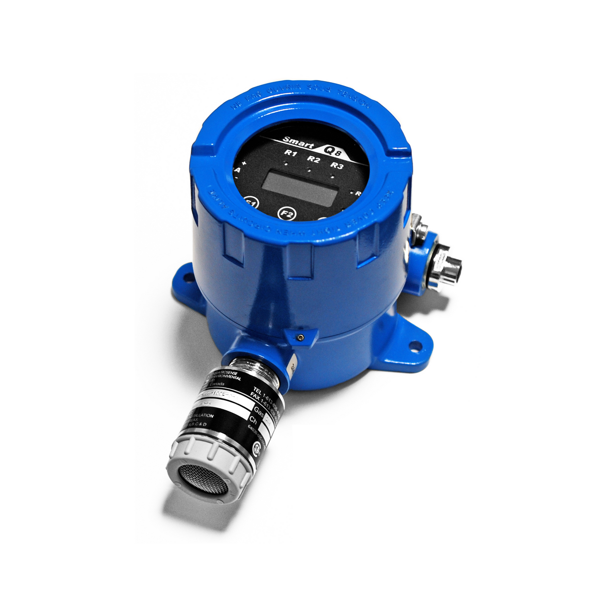 ACI (Automation Components Inc) Q8-Ch4-100L-O-X Smart Sensor, Expl Proof, 3 Spdt Relays, 4-20Ma Or Modbus Rtu, Methane, 0 To 100% Lel 138355