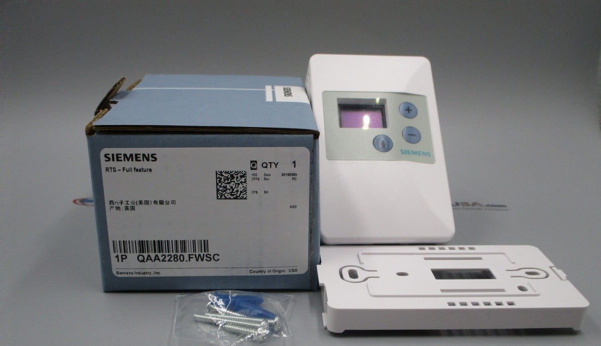 Siemens Siemens QAA2280.FWSC Room Temp Sensor with Display QAA2280.FWSC