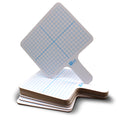 Rectangular Graph Two-Sided Dry Erase Answer Paddle - Class Pack 12