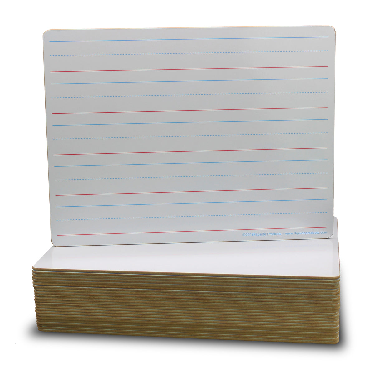 9 x 12 Two-Sided Red & Blue Ruled/Dry Erase - Pack 48