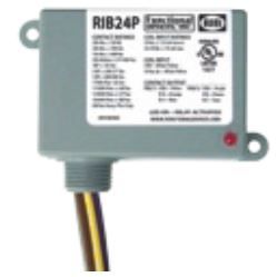 Functional Devices Power Relay, 20 Amp Dpdt, 24 Vac/Dc Coil, Nema 1 Housing RIB24P