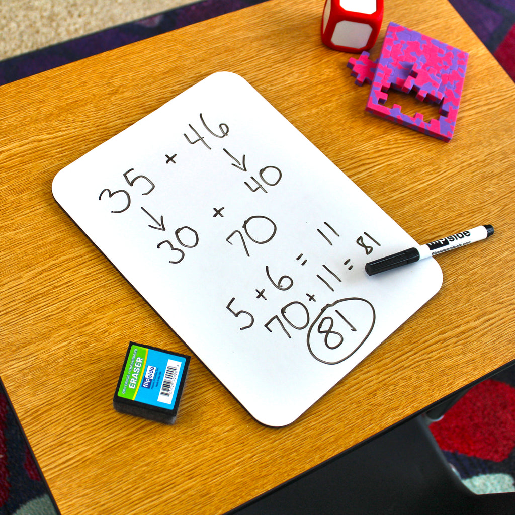 9 x 12 Two Sided Marker Board Class Pack of 12