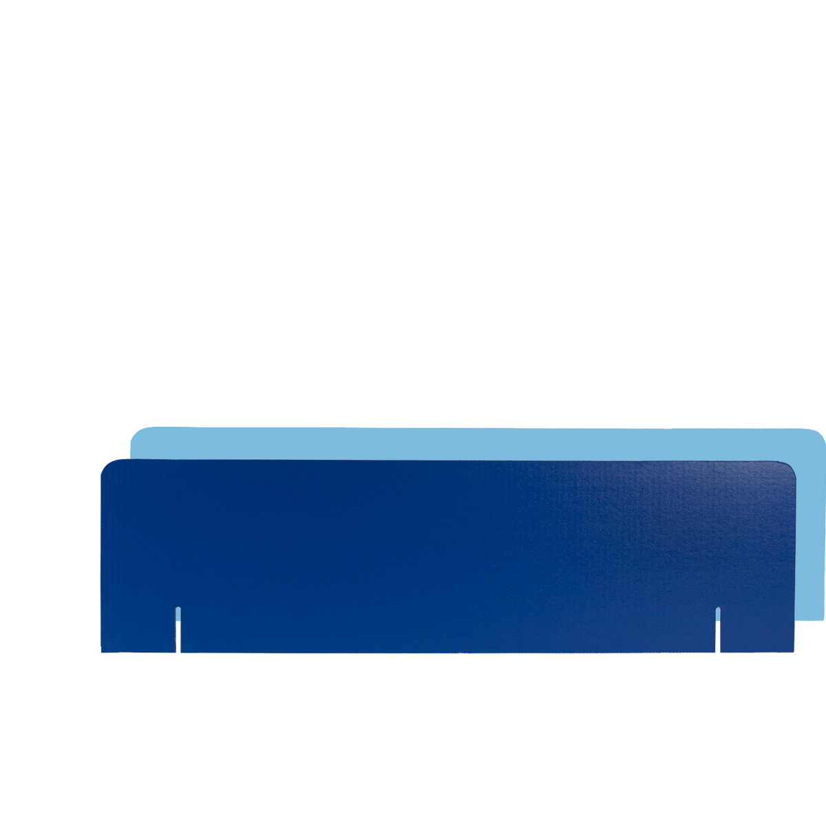 1 Ply Blue/Sky Blue Two Sided Header - Carton of 24 supplier units