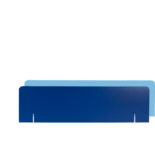 1 Ply Blue/Sky Blue Two Sided Header Pack of 24