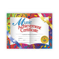 Music Achievement Certificate - Carton of 50 supplier units - SKU VA636