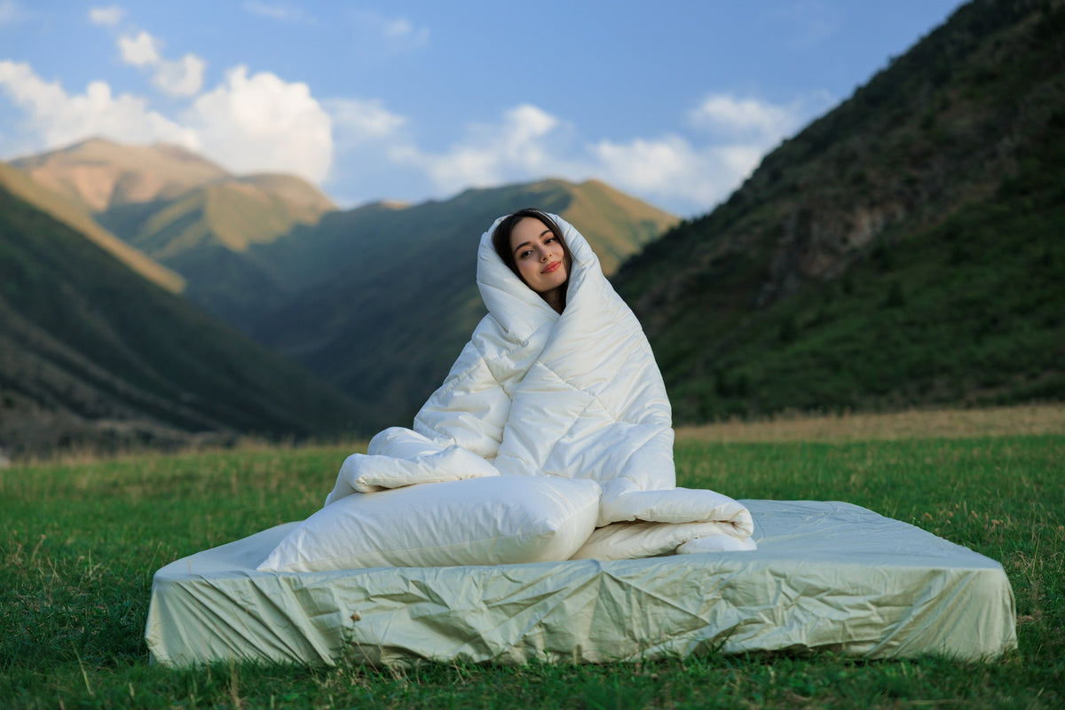 Sleep & Beyond myMerino Organic Wool Comforter, supplier catalog photograph