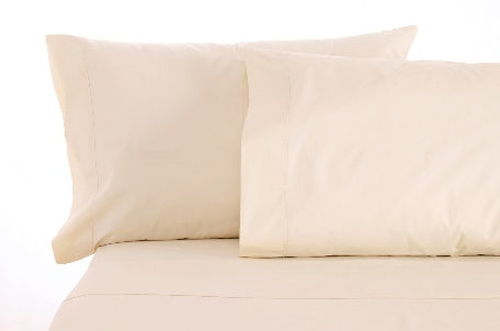 Sleep & Beyond 300TC Organic Cotton Sateen Pillowcase Pair, supplier catalog photograph