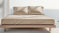 Sleep & Beyond myBamboo sheet set in Sand; supplier catalog photograph