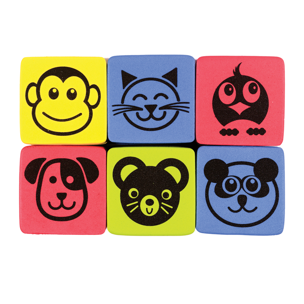 Magnetic Whiteboard Animal Student Erasers - Class Pack of 60