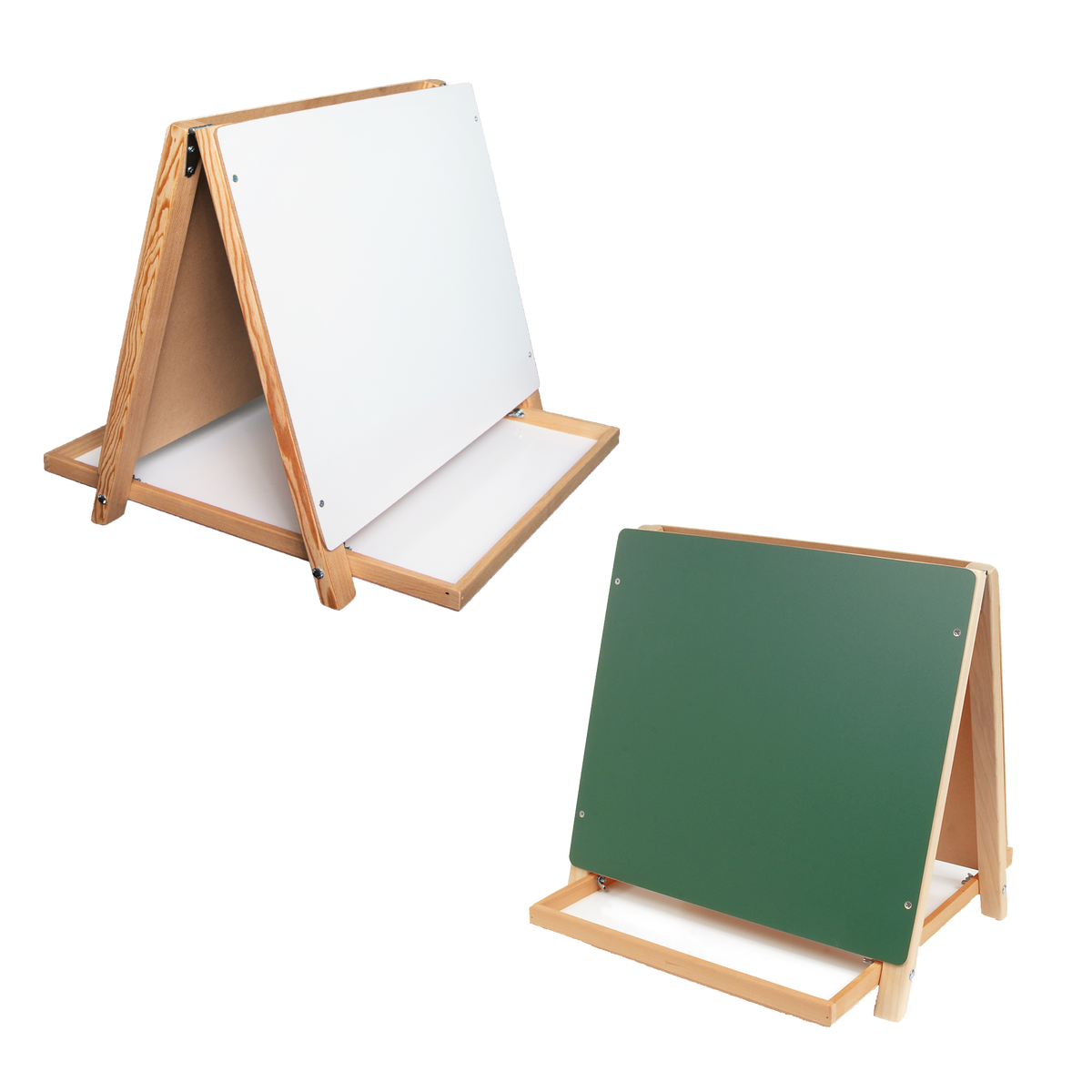 Table Top Easel - Green Chalk/White Markerboard