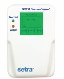 Setra Systems Setra Room Pressure Monitor, +/-0.1 WC, 24VAC, 0-5 or 0-10 VDC Output, _/-0.5% FS SRPM0R1WBA1E