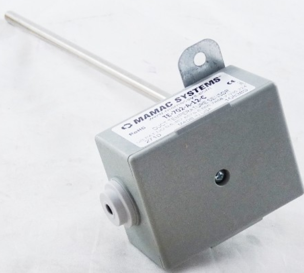 MAMAC Systems 8" 10K Ohm Duct Temp Sensor TE-702-A-12-C