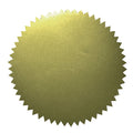 Gold Certificate Seals - Blank - Carton of 50 supplier units