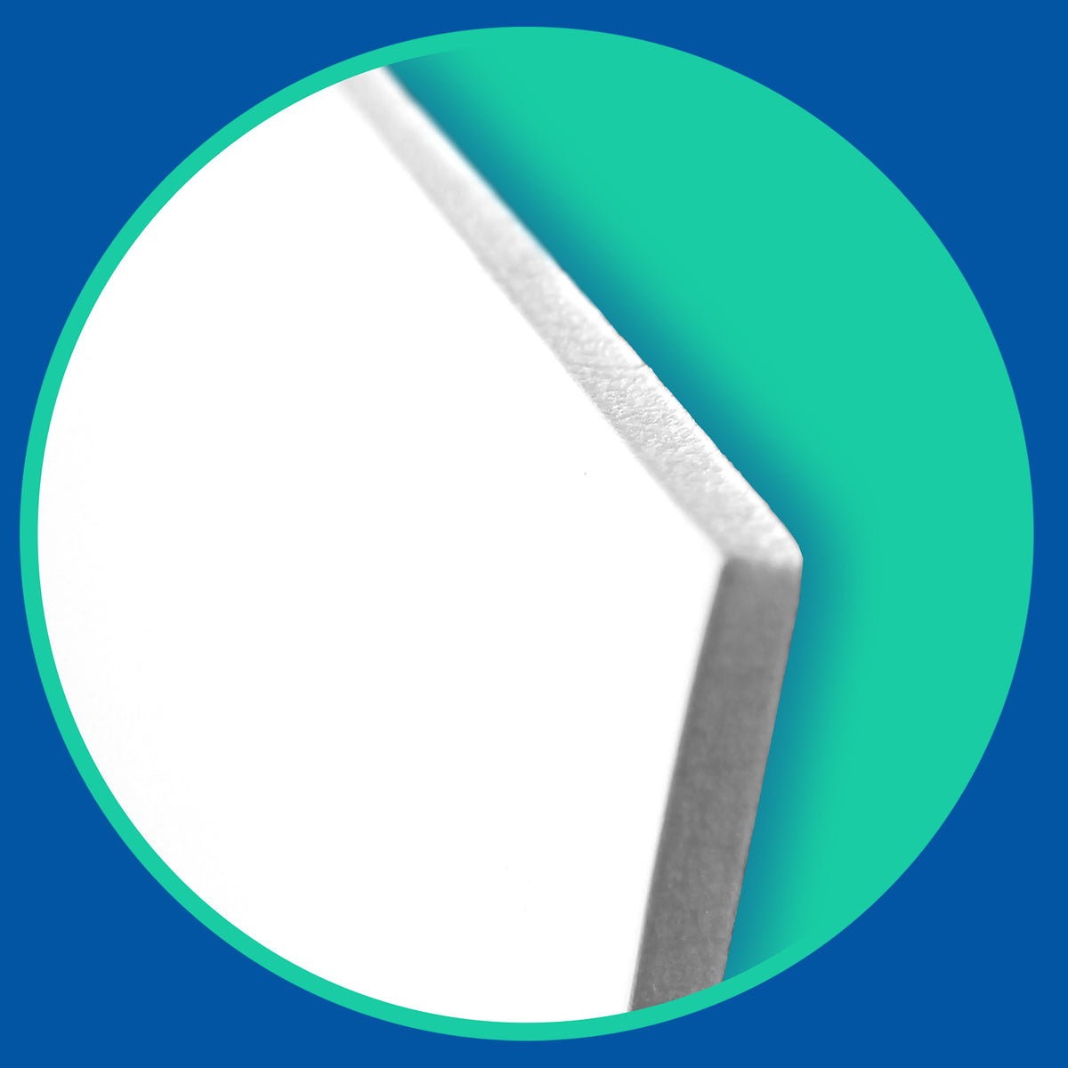 18" x 24" Double-Sided White Foam Board, 3/16" Thick – Pack of 5
