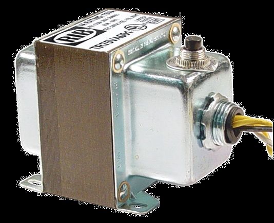 Functional Devices Transformer, 75 Va, 120 To 24 Vac, Circuit Breaker, Foot And Single Threaded Hub Mount TR75VA001
