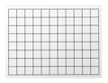 9 x 12 Two-Sided 1" Squares Grid Board - Carton of 24 supplier units