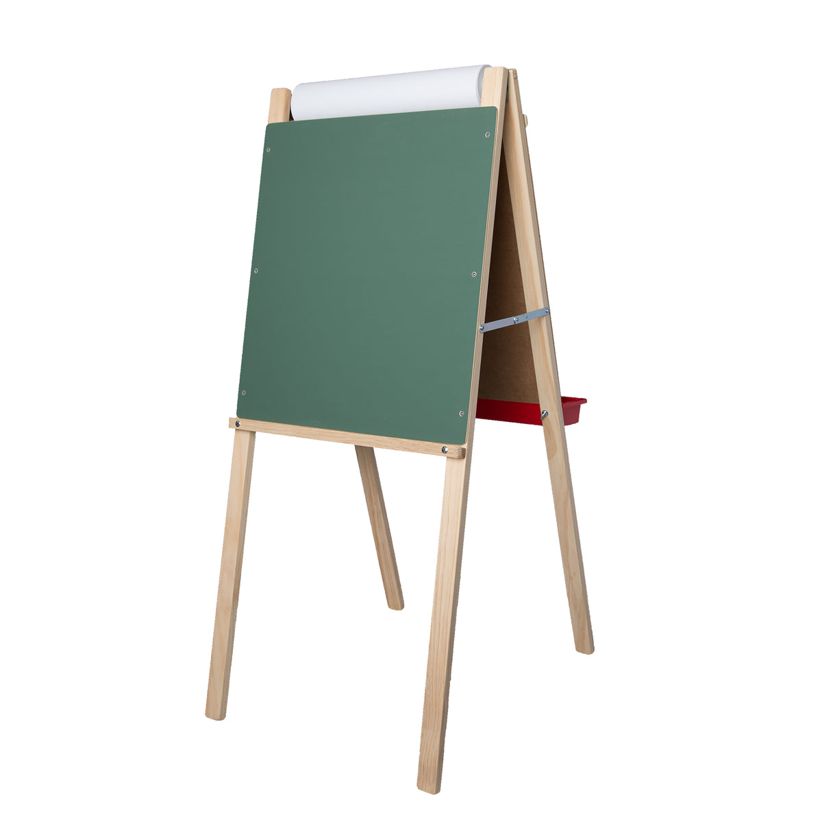Child's Deluxe Double Easel - Green Chalk/White Markerboard