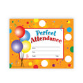 Perfect Attendance Certificates/Reward Seals - Carton of 30 supplier units