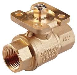 Johnson Controls 1" 2W Ball Valve 7.4Cv; Stainless Steel Trim Less Actuator VG1245CL