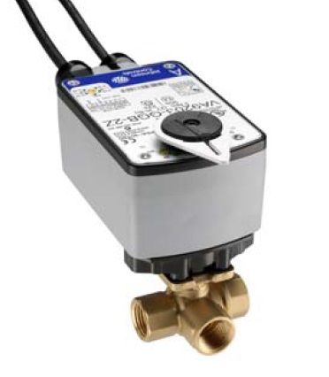 Johnson Controls 3/4" 3W Ball Valve 11.7Cv; Ss Trim; Hi Temp Linkage;On/Off; Sp Ccw; No Switch VG1845BNH923BGA